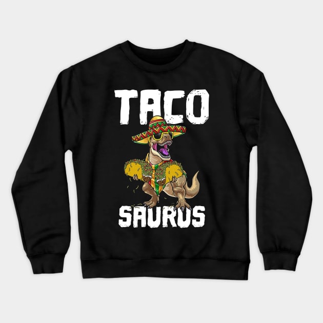Taco Saurus Crewneck Sweatshirt by cindylongfellow